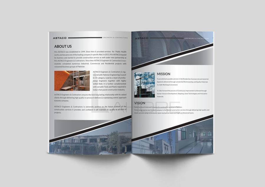 Modern, Professional, Construction Catalogue Design